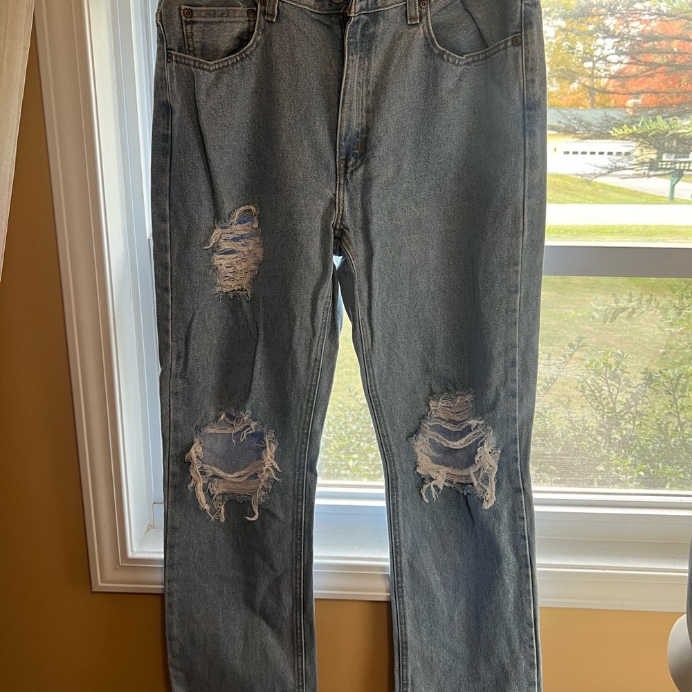 George Ripped Light Blue Jeans